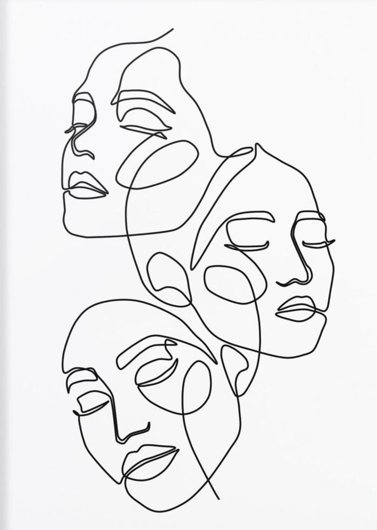 3 Face Line - Art Realm