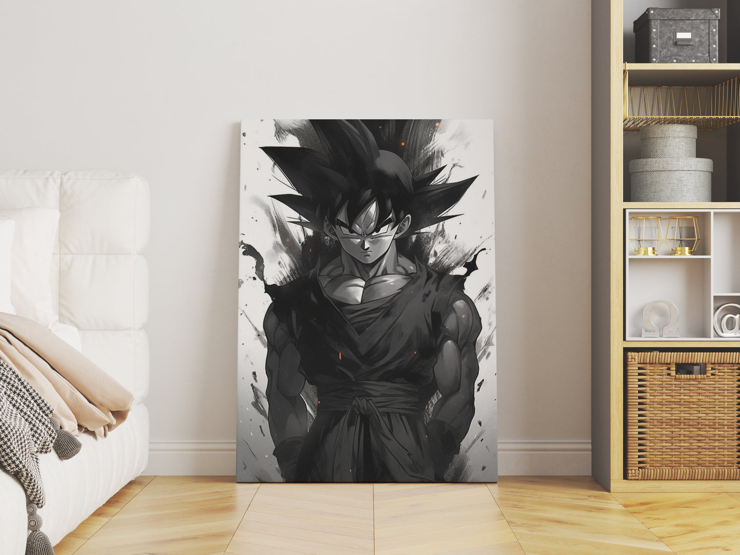 B&W Goku - Art Realm