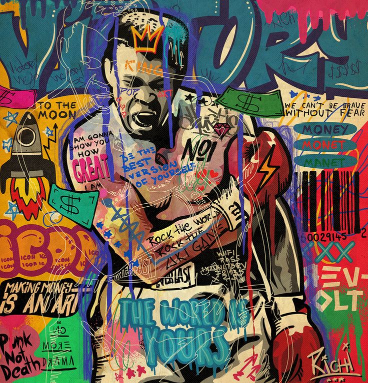 Muhammad Ali Pop-Art - Art Realm